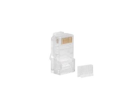 Wtyk sieciowy Lanberg PLU-6000 RJ-45 8P8C kat. 6 UTP 100 sztuk z prowadnicą Wtyk sieciowy Lanberg PLU-6000 RJ-45 8P8C kat. 6 UTP 100 sztuk z prowadnicą