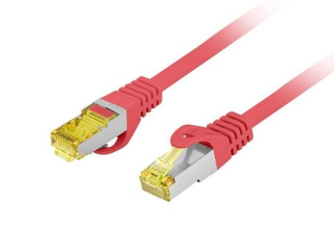 Patchcord Lanberg S/FTP kat.6A 5m LSZH CU fluke passed czerwony Patchcord Lanberg S/FTP kat.6A 5m LSZH CU fluke passed czerwony