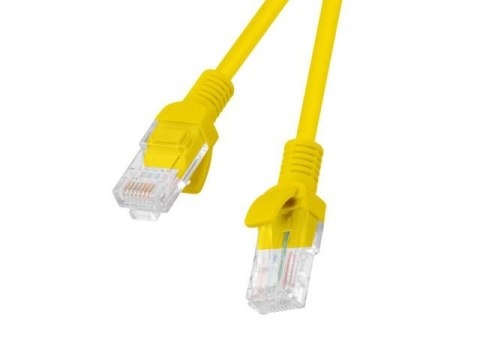 Patchcord Lanberg UTP kat.6 0,25m żółty Patchcord Lanberg UTP kat.6 0,25m żółty