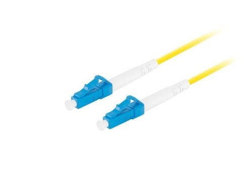 Patchcord światłowodowy Lanberg SM LC/UPC-LC/UPC SIMPLEX 3.0mm LSZH G657A1 1m żółty Patchcord światłowodowy Lanberg SM LC/UPC-LC/UPC SIMPLEX 3.0mm LSZH G657A1 1m żółty