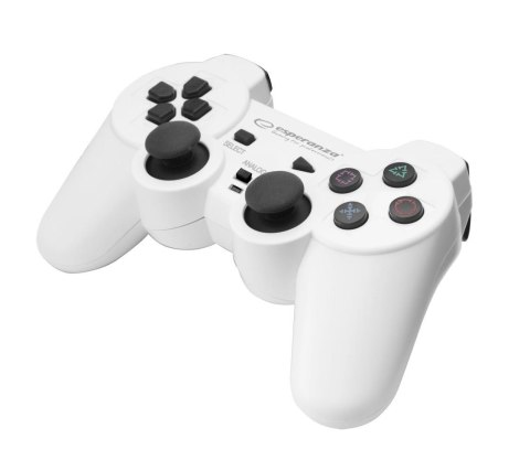 Gamepad PS3/PC USB Esperanza "Trooper" biało/czarny Gamepad PS3/PC USB Esperanza "Trooper" biało/czarny