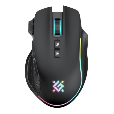 Mysz bezprzewodowa Defender THUNDER GM-213 optyczna 1600dpi czarna RGB AKUMULATOR 8 przycisków Gaming Mysz bezprzewodowa Defender THUNDER GM-213 optyczna 1600dpi czarna RGB AKUMULATOR 8 przycisków Gaming