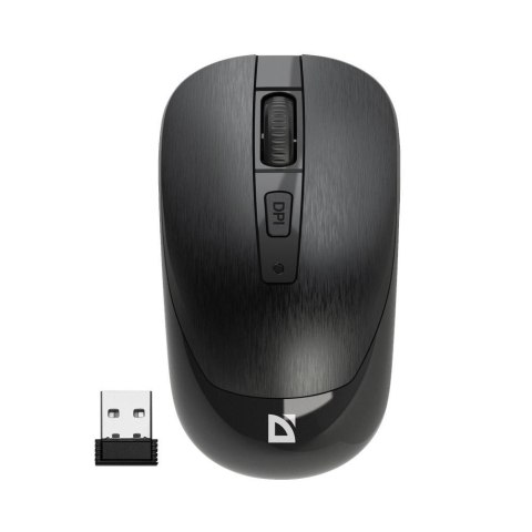 Mysz bezprzewodowa Defender WAVE MM-995 optyczna bezklikowa silent 1600dpi czarna Mysz bezprzewodowa Defender WAVE MM-995 optyczna bezklikowa silent 1600dpi czarna