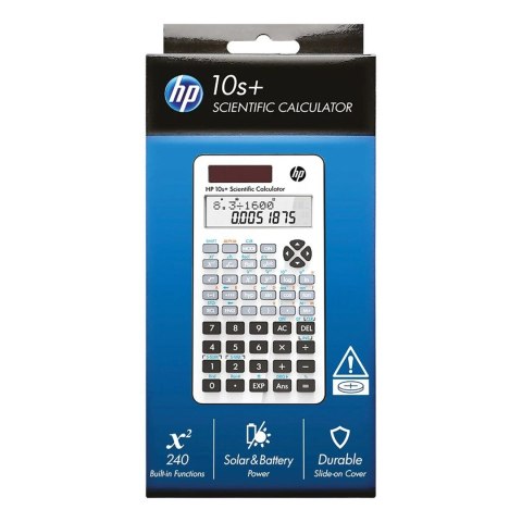 Kalkulator naukowy HP-10SPLUS/INT BX, 240 funkcji, 147x77x24mm, biały Kalkulator naukowy HP-10SPLUS/INT BX, 240 funkcji, 147x77x24mm, biały