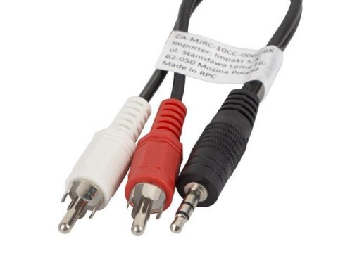 Kabel audio Lanberg stereo minijack - 2x Chinch M/M 5m Kabel audio Lanberg stereo minijack - 2x Chinch M/M 5m