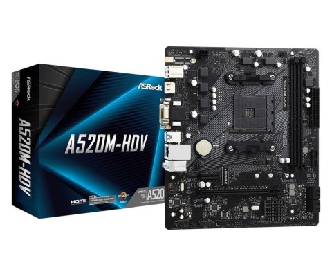 Płyta ASRock A520M-HDV Płyta ASRock A520M-HDV