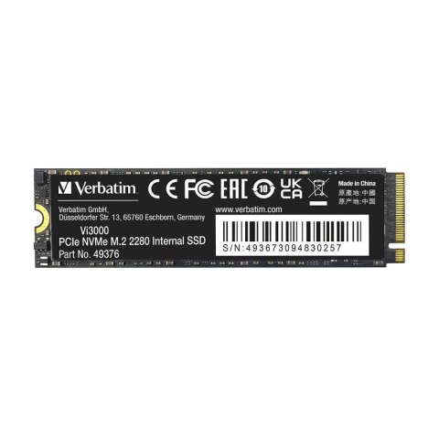 Dysk SSD Verbatim Vi3000 512GB M.2 PCIe Gen3 NVME 2280 (3300/2500 MB/s) Dysk SSD Verbatim Vi3000 512GB M.2 PCIe Gen3 NVME 2280 (3300/2500 MB/s)