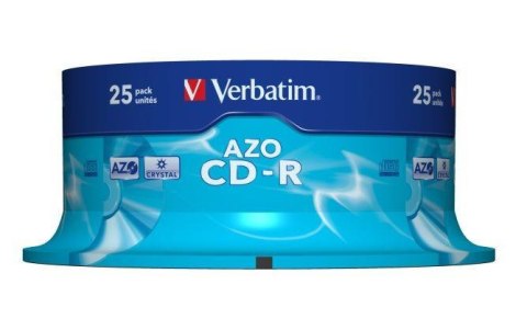 Płyty CD-R Verbatim 700MB AZO (Cake 25) Płyty CD-R Verbatim 700MB AZO (Cake 25)