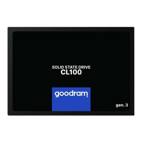 Dysk SSD GOODRAM CL100 480GB SATA III 2,5" GEN.3 (540/460) 7mm Dysk SSD GOODRAM CL100 480GB SATA III 2,5" GEN.3 (540/460) 7mm
