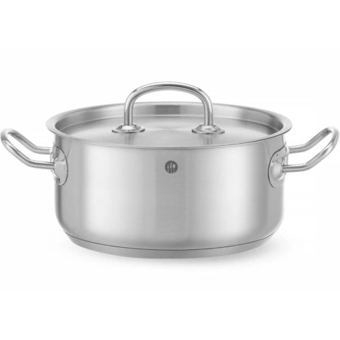 Garnek niski Kitchen Line z pokrywką 2,9 l śr. 200 x 95 h - Hendi 836019 Garnek niski Kitchen Line z pokrywką 2,9 l śr. 200 x 95 h - Hendi 836019