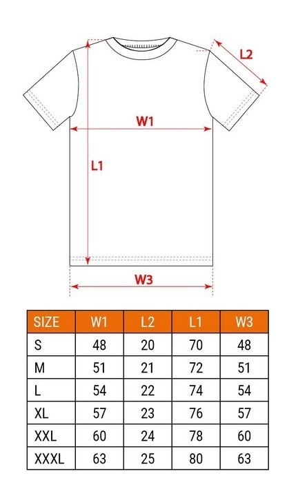T-SHIRT COMFORT ROZMIAR XL