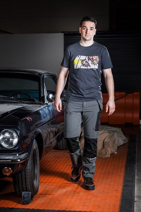 T-SHIRT Z NADRUKIEM MOTOR ROZMIAR L T-SHIRT Z NADRUKIEM MOTOR ROZMIAR L