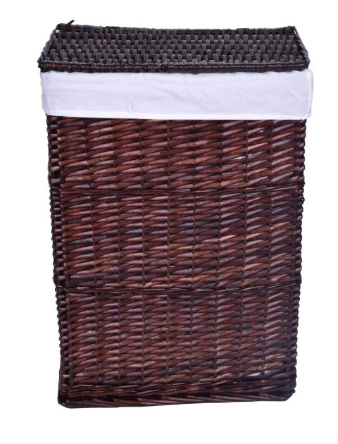 Kosz wiklinowy 48x36x66 cm - 114L - brązowy Kosz wiklinowy 48x36x66 cm - 114L - brązowy