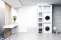 Kufer wiklinowy 76x46x46 cm - 160L - biały Kufer wiklinowy 76x46x46 cm - 160L - biały