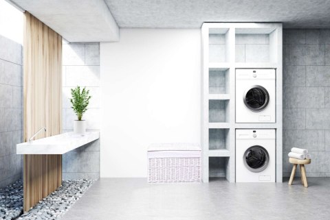Kufer wiklinowy 76x46x46 cm - 160L - biały Kufer wiklinowy 76x46x46 cm - 160L - biały