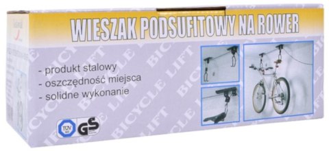Podsufitowy wieszak uchwyt sufitowy na rower Podsufitowy wieszak uchwyt sufitowy na rower