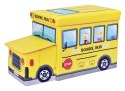 Pufa pojemnik Bus - żółty Pufa pojemnik Bus - żółty