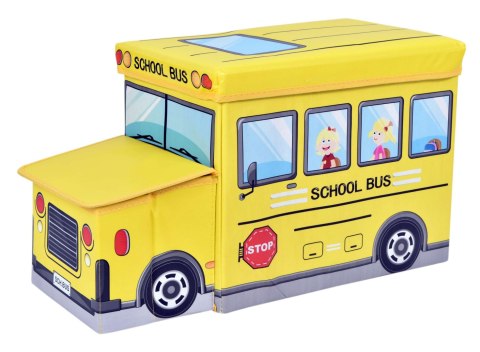Pufa pojemnik Bus - żółty Pufa pojemnik Bus - żółty