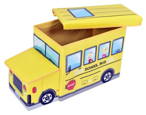 Pufa pojemnik Bus - żółty Pufa pojemnik Bus - żółty