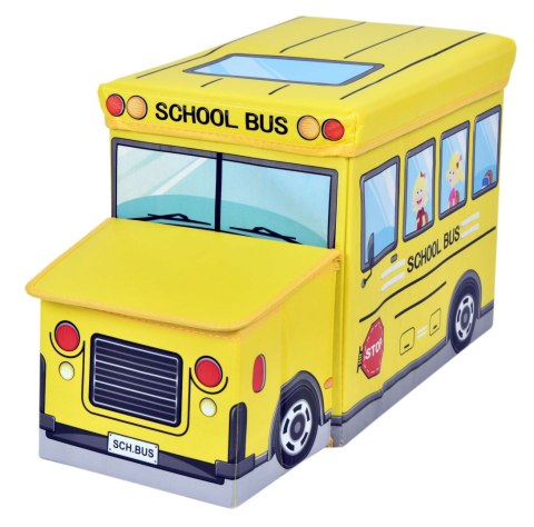 Pufa pojemnik Bus - żółty Pufa pojemnik Bus - żółty