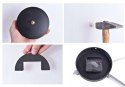 Zegar ścienny DIY NEPRI 65 130 cm czarny 3D
