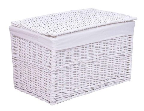 Kufer wiklinowy 66x40x40 cm - 105L - biały Kufer wiklinowy 66x40x40 cm - 105L - biały