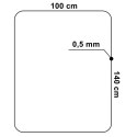 Mata ochronna pod fotel PP 100x140 cm 0,8 mm Mata ochronna pod fotel PP 100x140 cm 0,8 mm