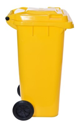 Pojemnik na odpady 120L kosz żółty