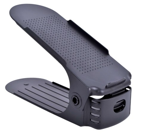 Regulowany organizer uchwyt stojak na buty czarny Regulowany organizer uchwyt stojak na buty czarny