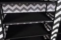 Szafa tekstylna na buty Gabi - zebra Szafa tekstylna na buty Gabi - zebra