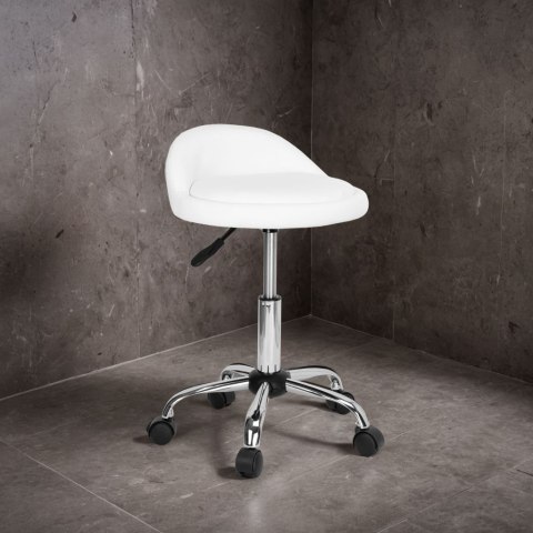 Taboret kosmetyczny Lomo biały Taboret kosmetyczny Lomo biały
