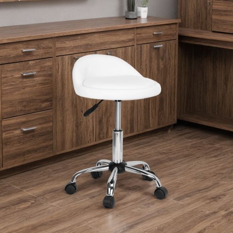 Taboret kosmetyczny Lomo biały Taboret kosmetyczny Lomo biały