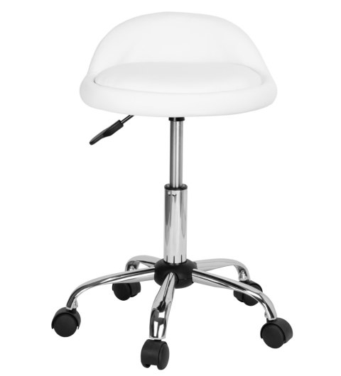 Taboret kosmetyczny Lomo biały Taboret kosmetyczny Lomo biały