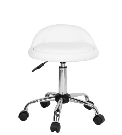 Taboret kosmetyczny Lomo biały Taboret kosmetyczny Lomo biały