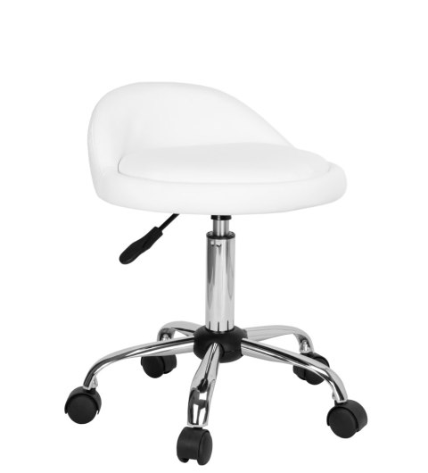 Taboret kosmetyczny Lomo biały Taboret kosmetyczny Lomo biały