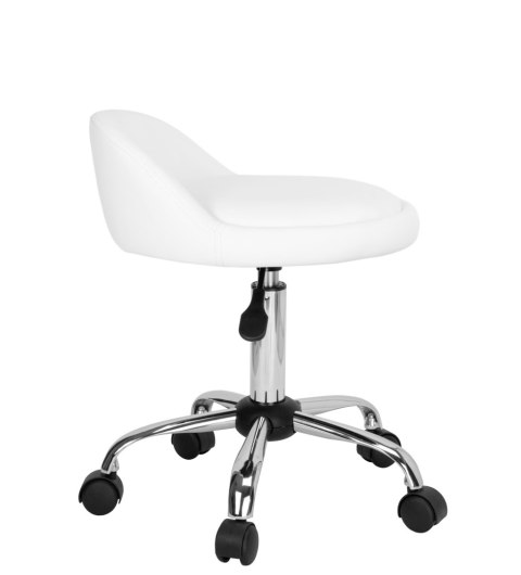 Taboret kosmetyczny Lomo biały Taboret kosmetyczny Lomo biały