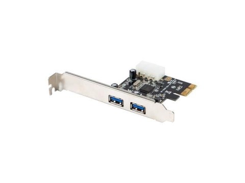 Karta Lanberg PCI Express -> USB 3.1 Gen1 2-port + śledź low profile Karta Lanberg PCI Express -> USB 3.1 Gen1 2-port + śledź low profile