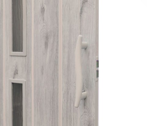 Drzwi harmonijkowe 005S-62-80 dąb alaska mat 80 cm Drzwi harmonijkowe 005S-62-80 dąb alaska mat 80 cm
