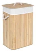 Kosz bambusowy na pranie 80L 1 komora naturalny Kosz bambusowy na pranie 80L 1 komora naturalny