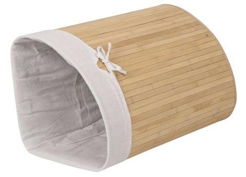 Kosz narożny na pranie bambusowy 60L naturalny Kosz narożny na pranie bambusowy 60L naturalny