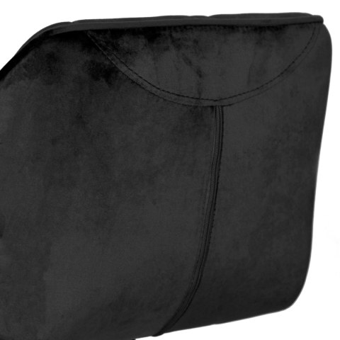 Krzesło barowe GRAPPO BLACK czarne VELVET Krzesło barowe GRAPPO BLACK czarne VELVET