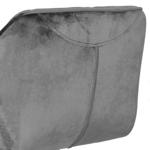 Krzesło barowe GRAPPO BLACK grafitowy VELVET Krzesło barowe GRAPPO BLACK grafitowy VELVET