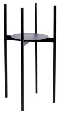 Kwietnik metalowy loftowy czarny TORRE 60 cm Kwietnik metalowy loftowy czarny TORRE 60 cm