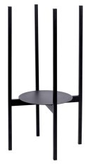 Kwietnik metalowy loftowy czarny TORRE 60 cm Kwietnik metalowy loftowy czarny TORRE 60 cm