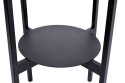 Kwietnik metalowy loftowy czarny TORRE 60 cm Kwietnik metalowy loftowy czarny TORRE 60 cm