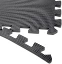 Mata ochronna FITNESS komplet 6 sztuk czarna Mata ochronna FITNESS komplet 6 sztuk czarna