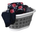 Miska składana owalna OVAL 50 x 37 cm biało-szara 25L COMPACT Miska składana owalna OVAL 50 x 37 cm biało-szara 25L COMPACT