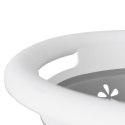 Miska składana owalna OVAL 50 x 37 cm biało-szara 25L COMPACT Miska składana owalna OVAL 50 x 37 cm biało-szara 25L COMPACT