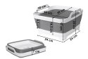 Miska składana z odpływem bialo-szara COMPACT Miska składana z odpływem bialo-szara COMPACT