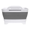 Miska składana z odpływem bialo-szara COMPACT Miska składana z odpływem bialo-szara COMPACT